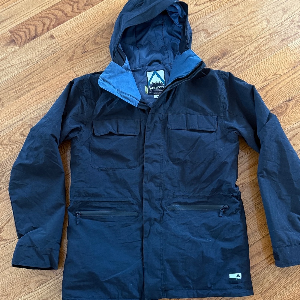 Burton Covert Jacket Size L - Black Ripstop